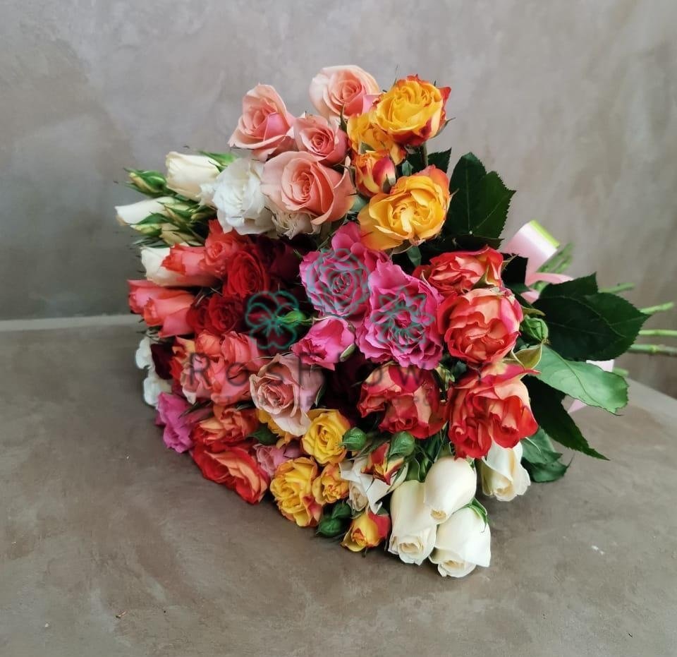 Букет цветов из: Розы в Усолье