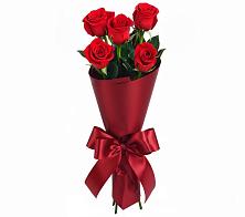 Букет 5 Красных роз Эдлесс Лав в Усолье