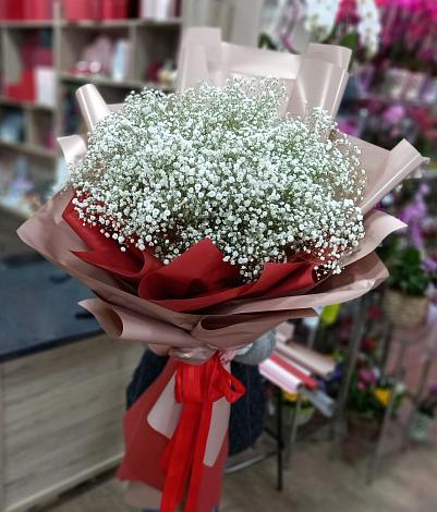 Букет цветов из: Гипсофила в Усолье