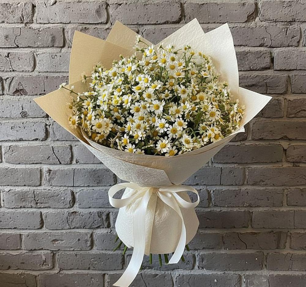 Букет цветов из: Ромашки в Усолье