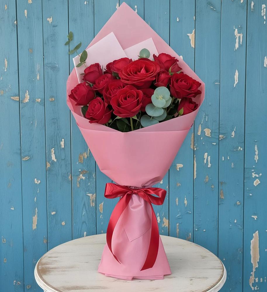 Букет цветов из: Розы в Усолье