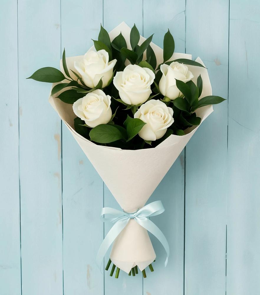 Букет цветов из: Розы в Усолье