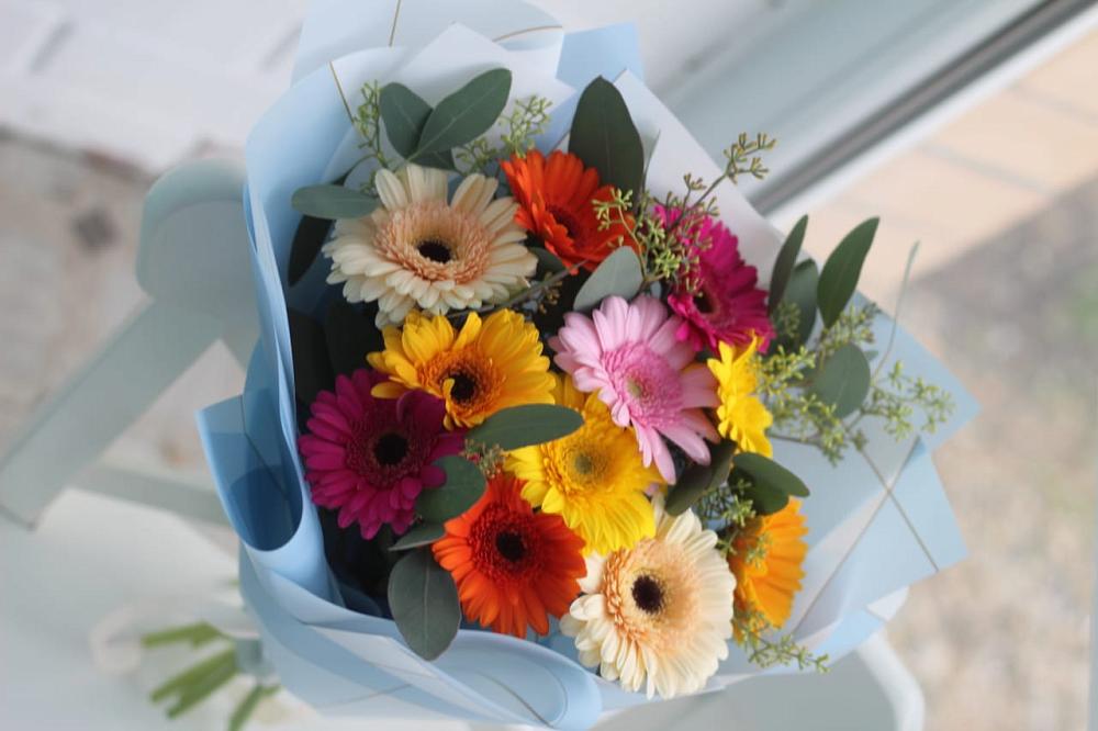 Букет цветов из: Герберы в Усолье