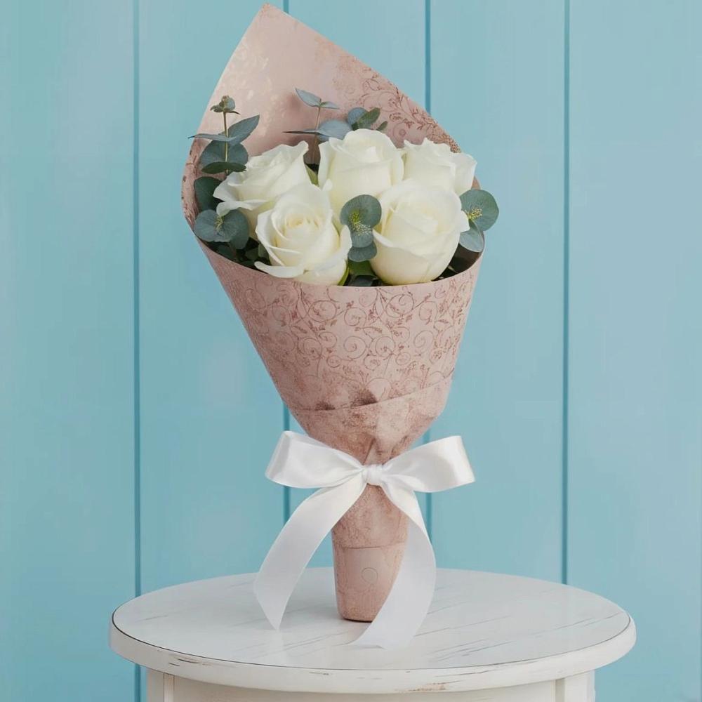 Букет цветов из: Розы в Усолье