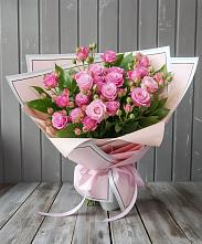 Букет Розовый кустик в Усолье