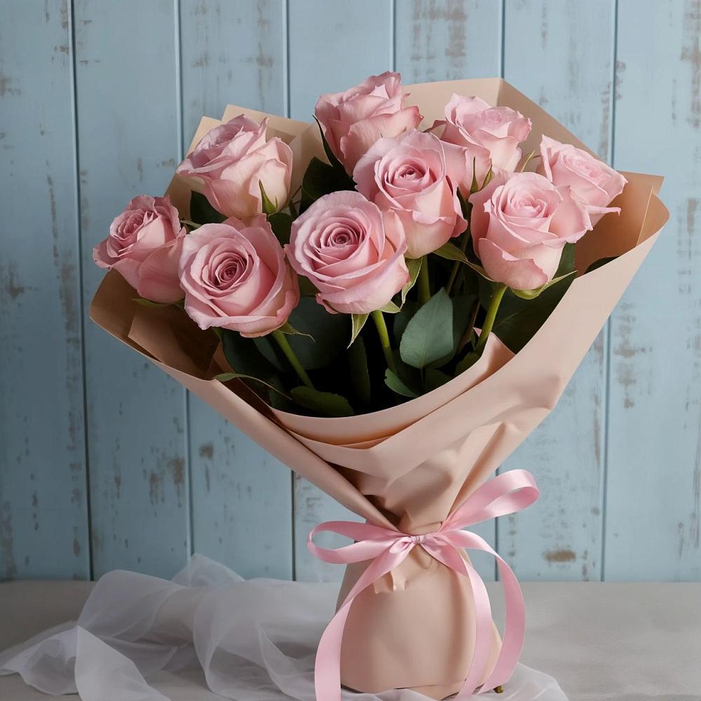 Букет цветов из: Розы в Усолье