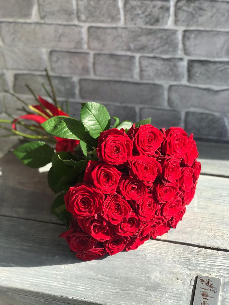 Букет Красные розы Фридом в Усолье