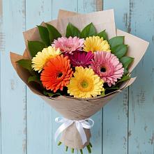 Букет цветов из:  Герберы в Усолье