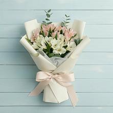 Букет цветов из:  Альстромерии в Усолье