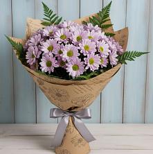 Букет цветов из:  Хризантемы в Усолье