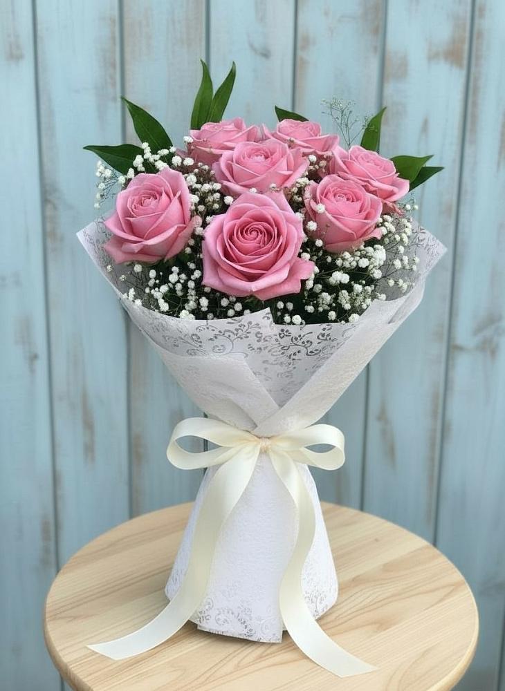 Букет цветов из: Розы в Усолье