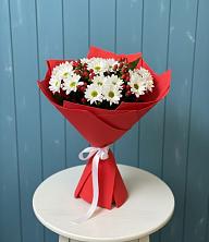 Букет цветов из:  Хризантемы в Усолье