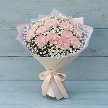Букет цветов из:  Гвоздики в Усолье