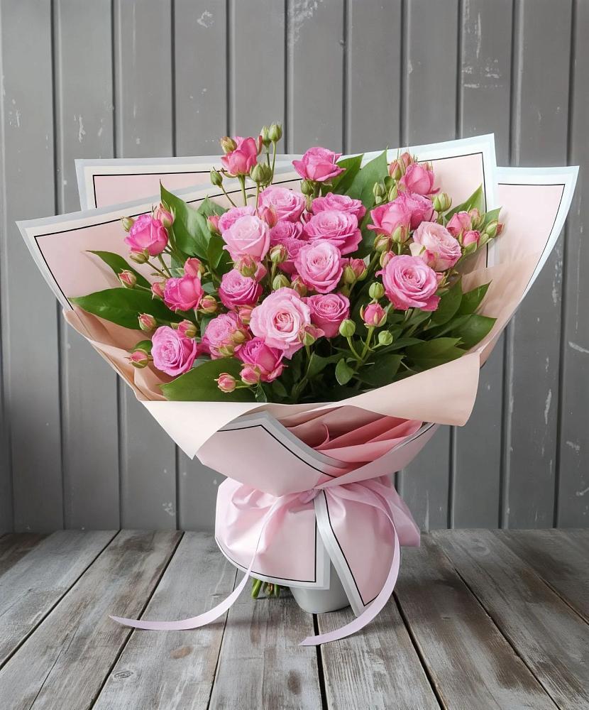 Букет Розовый кустик в Усолье