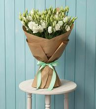 Букет цветов из:  Лизиантусы в Усолье