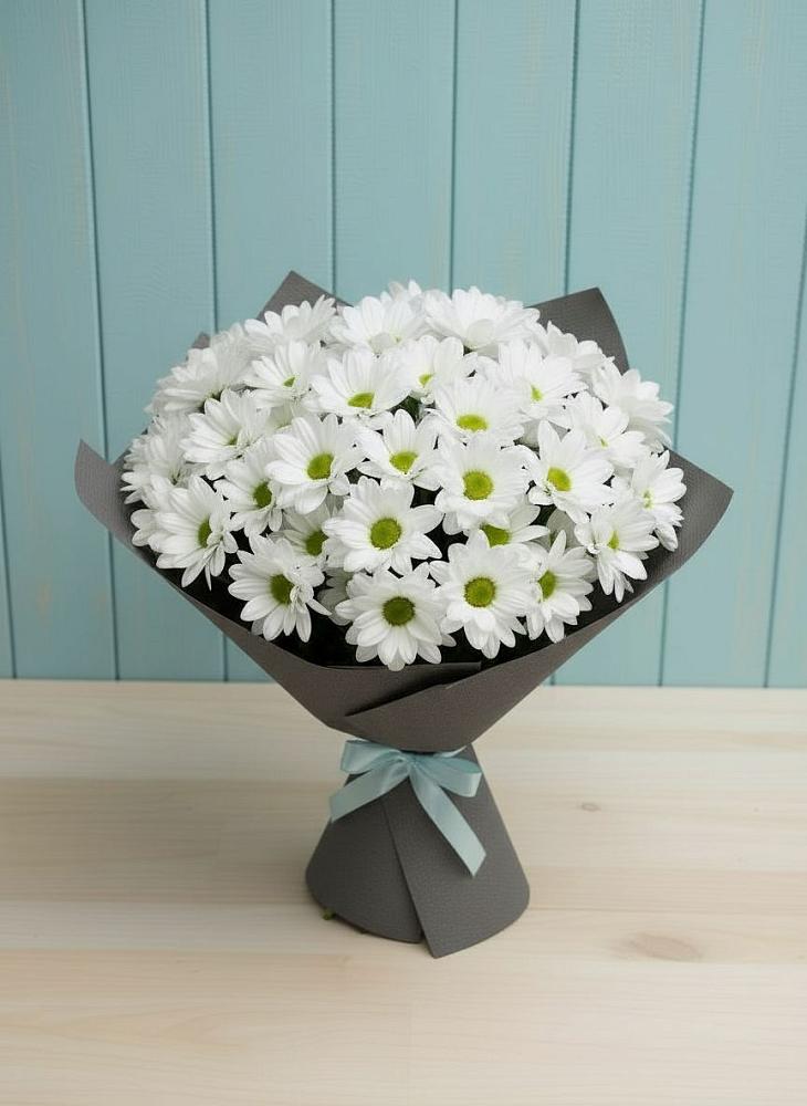 Букет цветов из: Хризантемы в Усолье