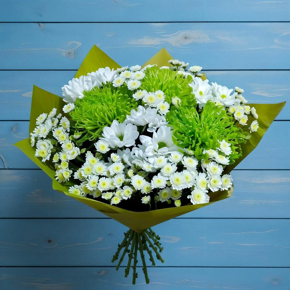 Букет цветов из: Хризантемы в Усолье