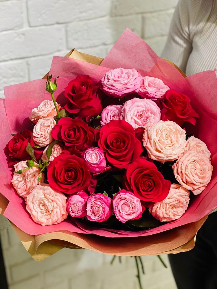 Букет цветов из: Розы в Усолье