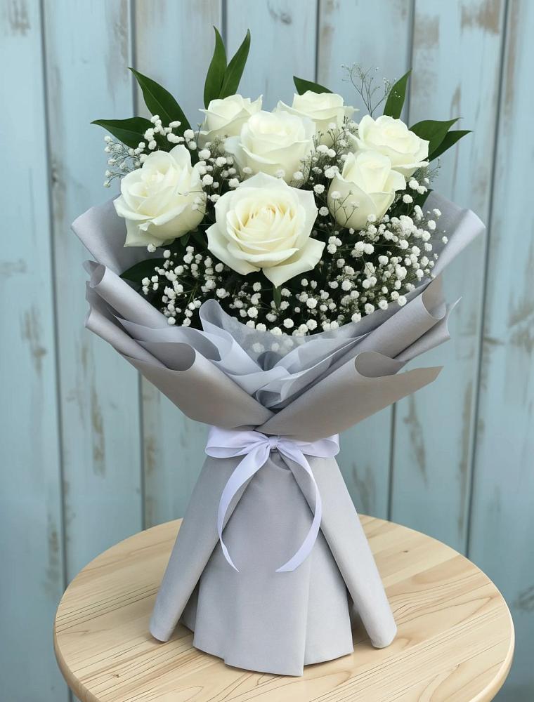 Букет цветов из: Розы в Усолье