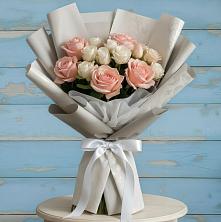Букет цветов из:  Розы в Усолье