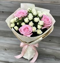 Букет цветов из:  Розы в Усолье
