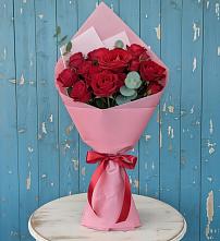 Букет цветов из:  Розы в Усолье