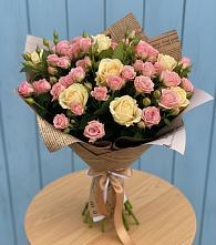 Букет цветов из:  Розы в Усолье