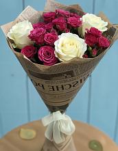 Букет цветов из:  Розы в Усолье