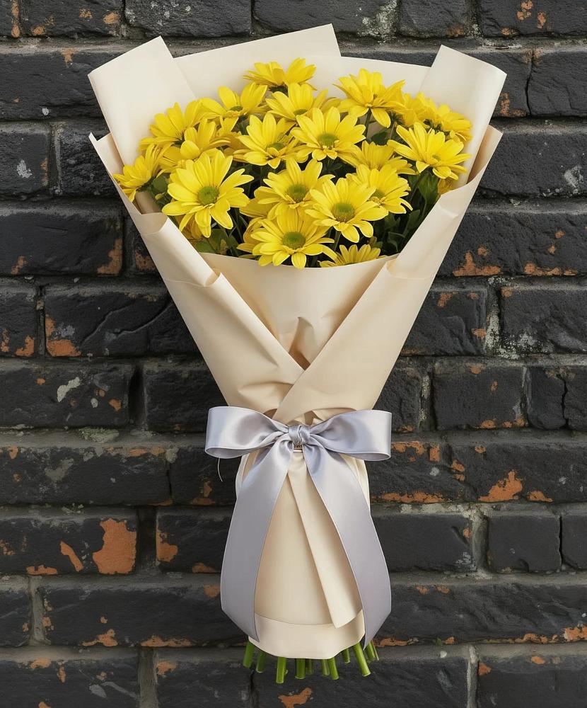 Букет цветов из: Хризантемы в Усолье