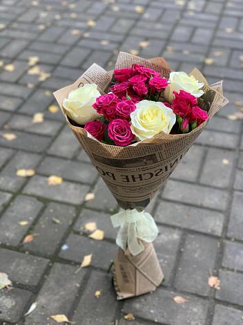 Букет цветов из: Розы в Усолье
