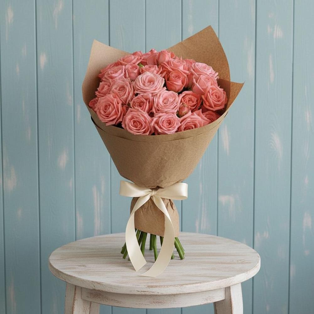 Букет цветов из: Розы в Усолье