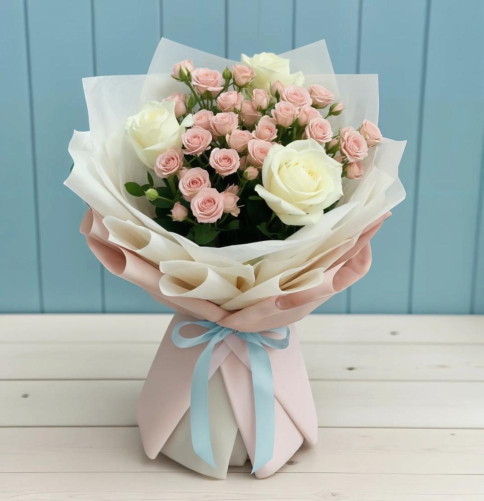 Букет цветов из: Розы в Усолье