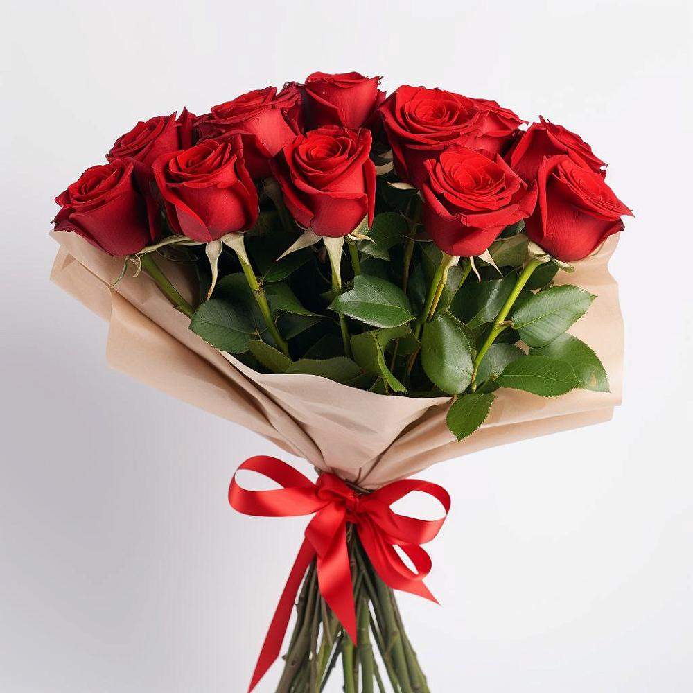 Букет 11 Красных роз Эдлесс Лав в Усолье