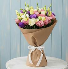 Букет цветов из:  Лизиантусы в Усолье