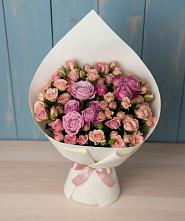 Букет цветов из:  Розы в Усолье